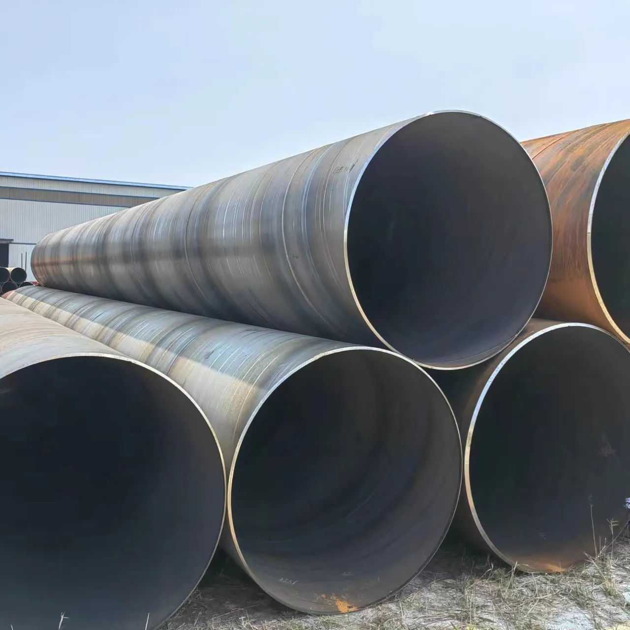 Factory Sale SSAW Spiral Welded Carbon Steel Pipe For Natural Gas And Oil Pipeline